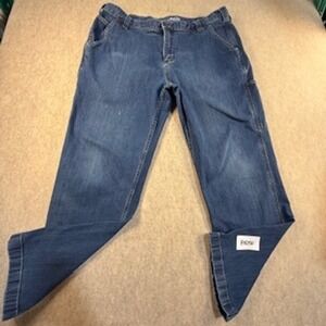 Carhartt Relaxed Fit Carpenter Jeans Mens 40x30 Blue Denim Utility Work Pants